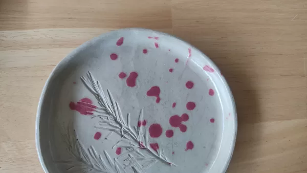 piattino Flums - colore rosa